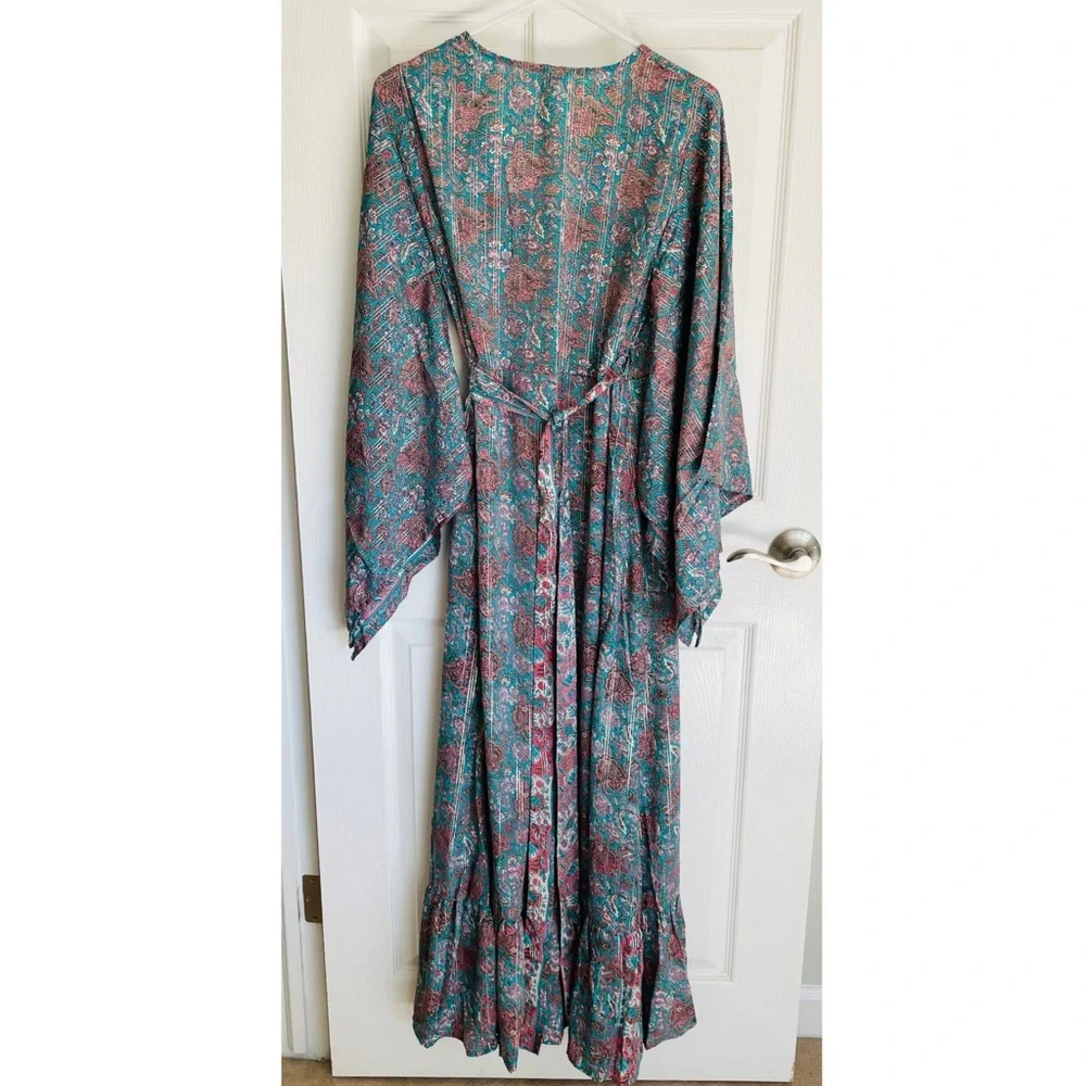RAGA DRESS KASSIE WRAP DRESS KIMONO SIZE M - Picture 5 of 12